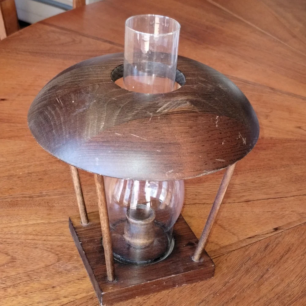 Wooden Candle Holder